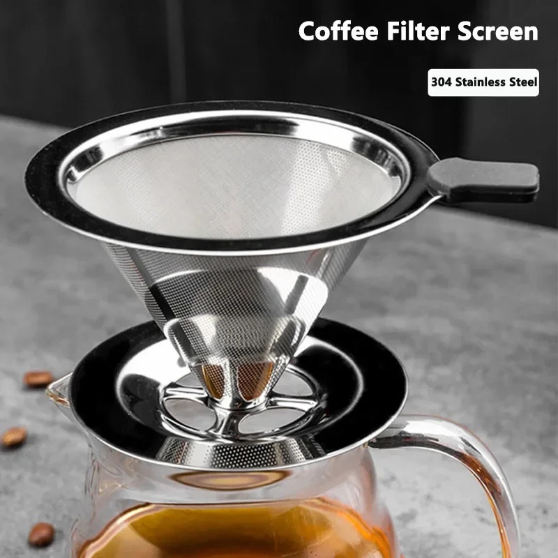 Coffee Equipment Holder - Portable Coffee Filter Stainless Steel Easy