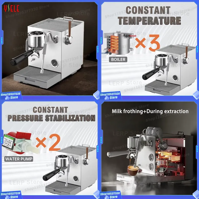 Coffee Equipment For Cafe - Professional 9 Bar Espresso Machine High