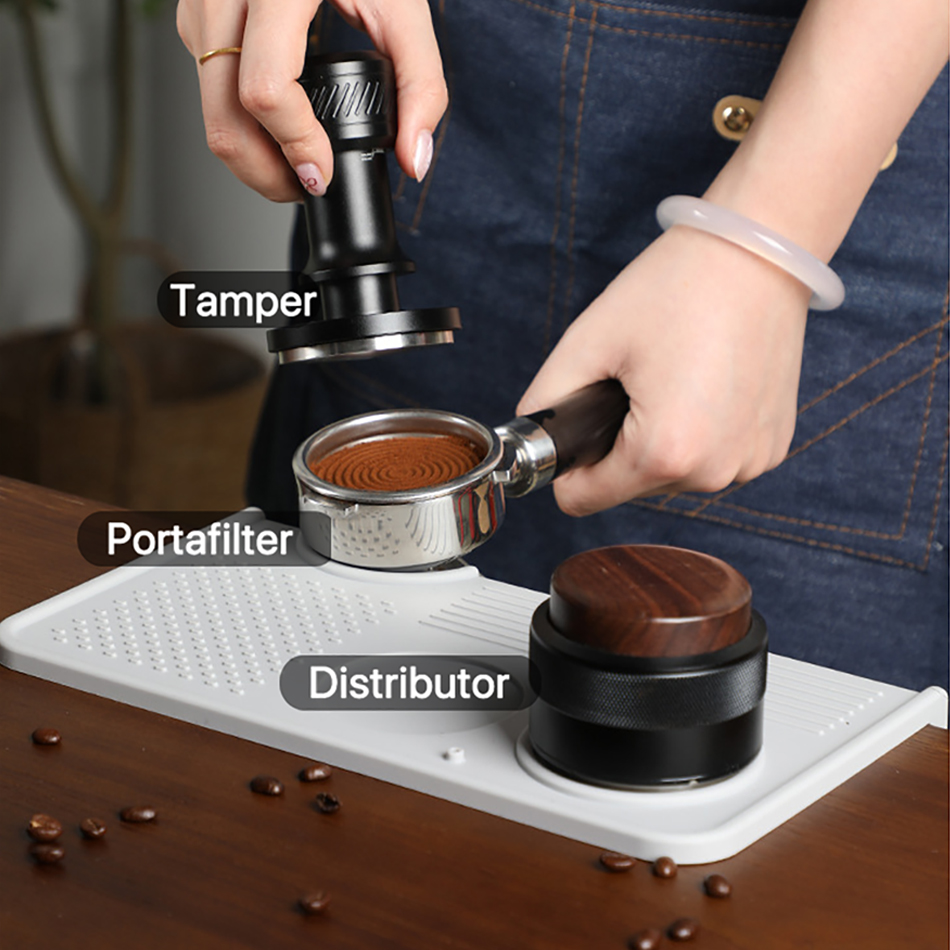 Coffee Tamper Mat Station Stan - Coffee Equipment Holder 评论和价格