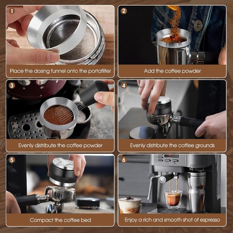 51/53/58mm 5pcs Espresso Set - - Coffee Equipment Kit 评论和价格