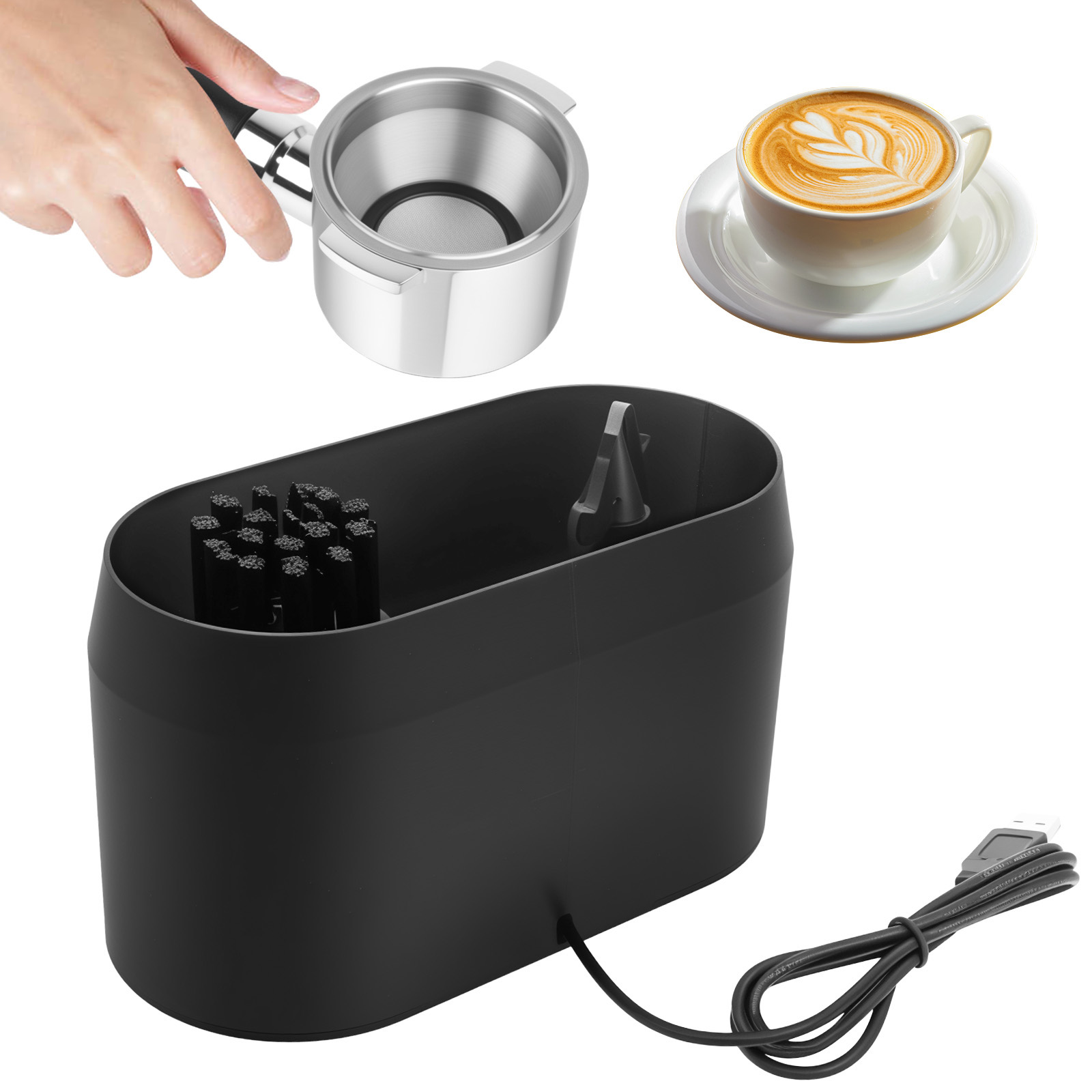 Automatic Knock Box Cleaner El - Coffee Equipment Holder 评论和价格