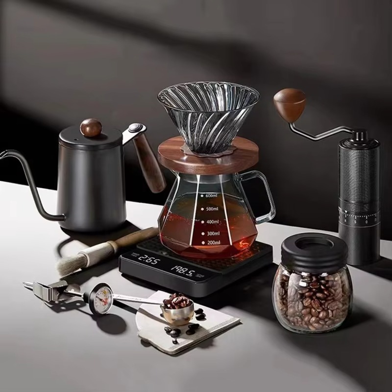 10pcs Travel Coffee Set Manual - Coffee Equipment Kit 评论和价格