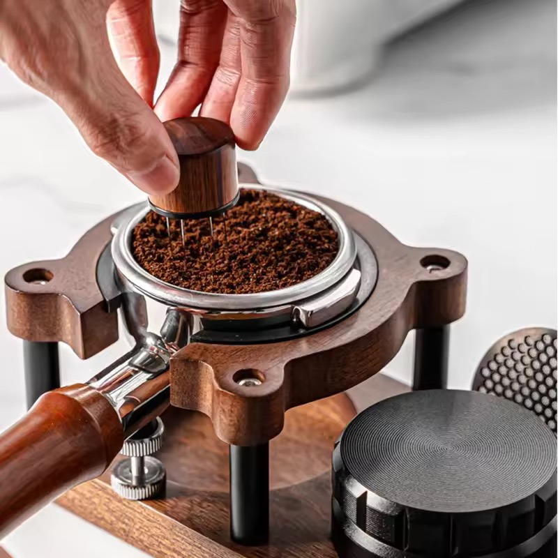 51/53/58mm Wood Espresso Tampe - Coffee Equipment Organizer 评论和价格